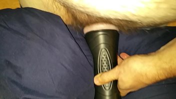 Pocket pussy first time use w/cum