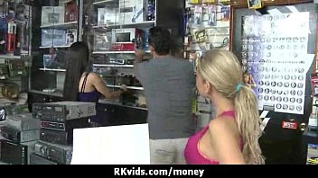 fledgling lady takes currency for a.