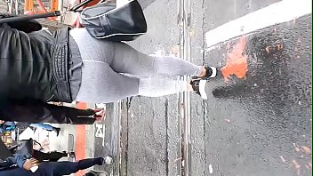 Blonde Chav Pawg Candid, Big Jiggly Ass - Slo Mo