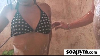 soapy rubdown and bathroom fellatio 17